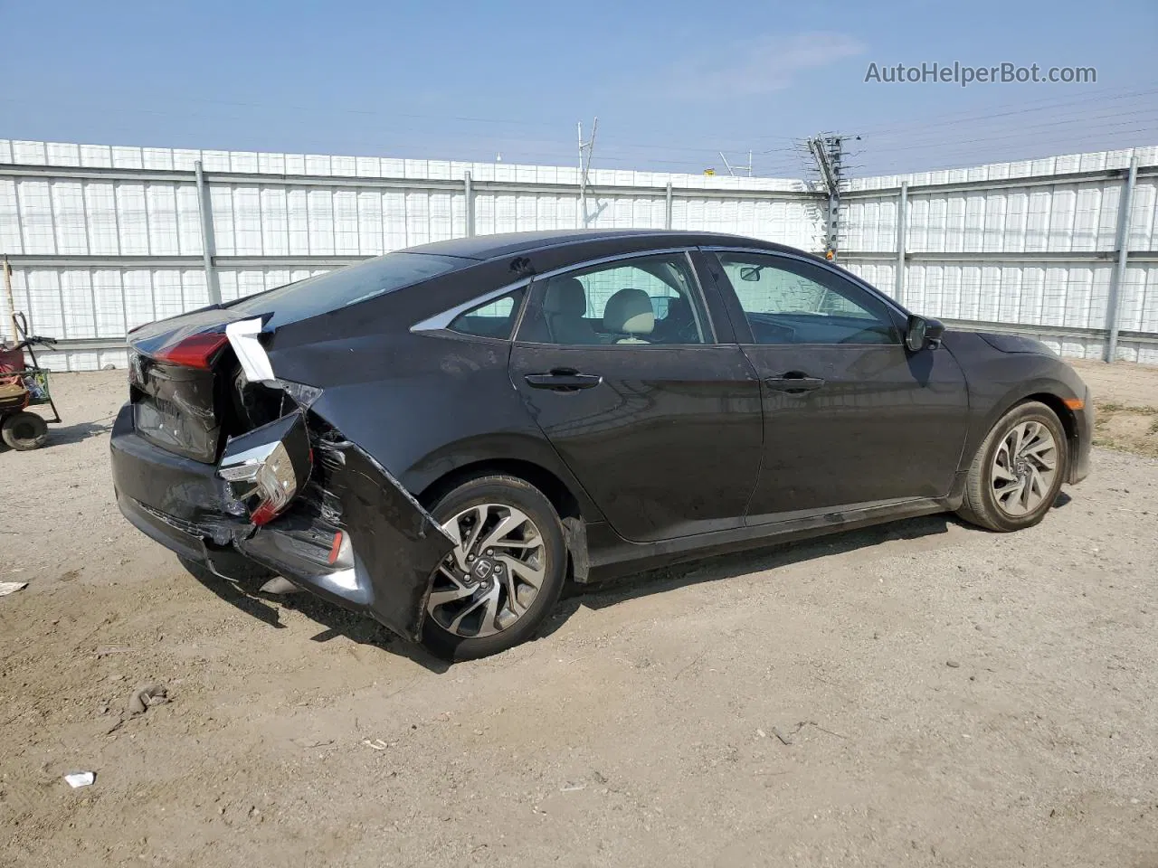 2016 Honda Civic Ex Black vin: 19XFC2F76GE203526