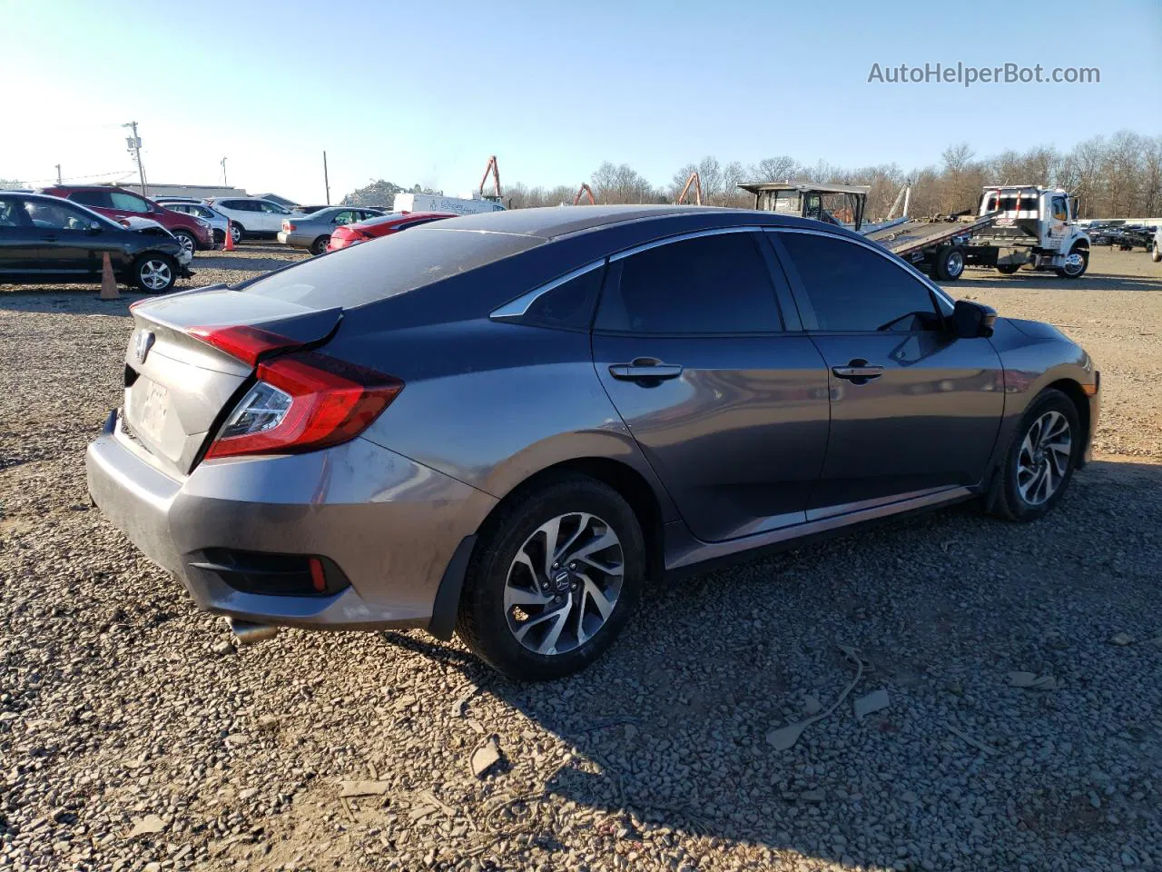 2016 Honda Civic Ex Серый vin: 19XFC2F76GE246862