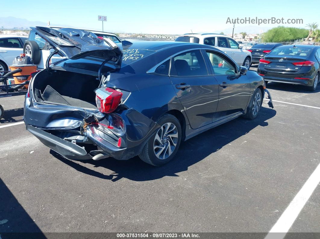 2017 Honda Civic Sedan Ex Blue vin: 19XFC2F76HE039390