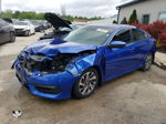 2017 Honda Civic Ex Blue vin: 19XFC2F76HE054133