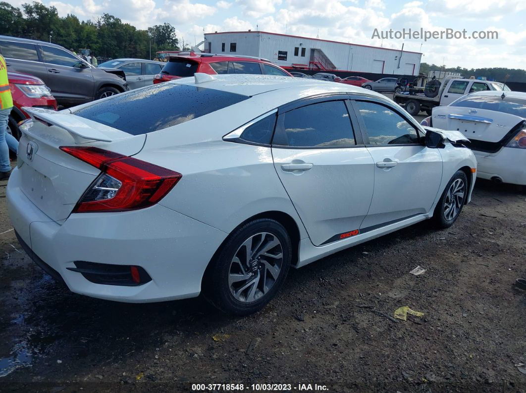 2017 Honda Civic Sedan Ex White vin: 19XFC2F76HE214916