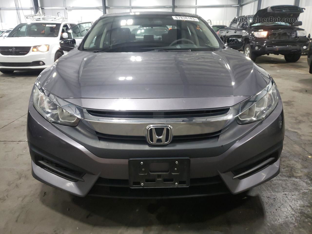 2016 Honda Civic Ex Серый vin: 19XFC2F77GE087625