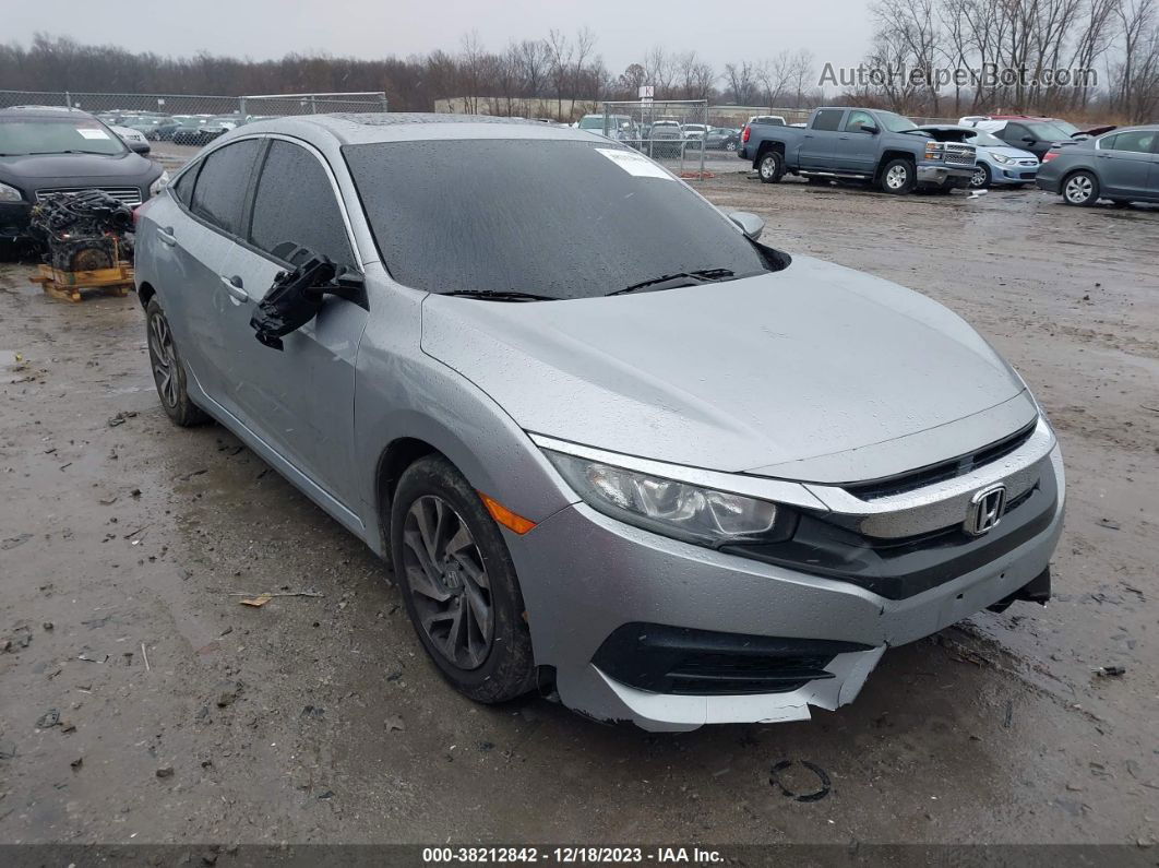 2016 Honda Civic Sedan Ex Silver vin: 19XFC2F77GE223526