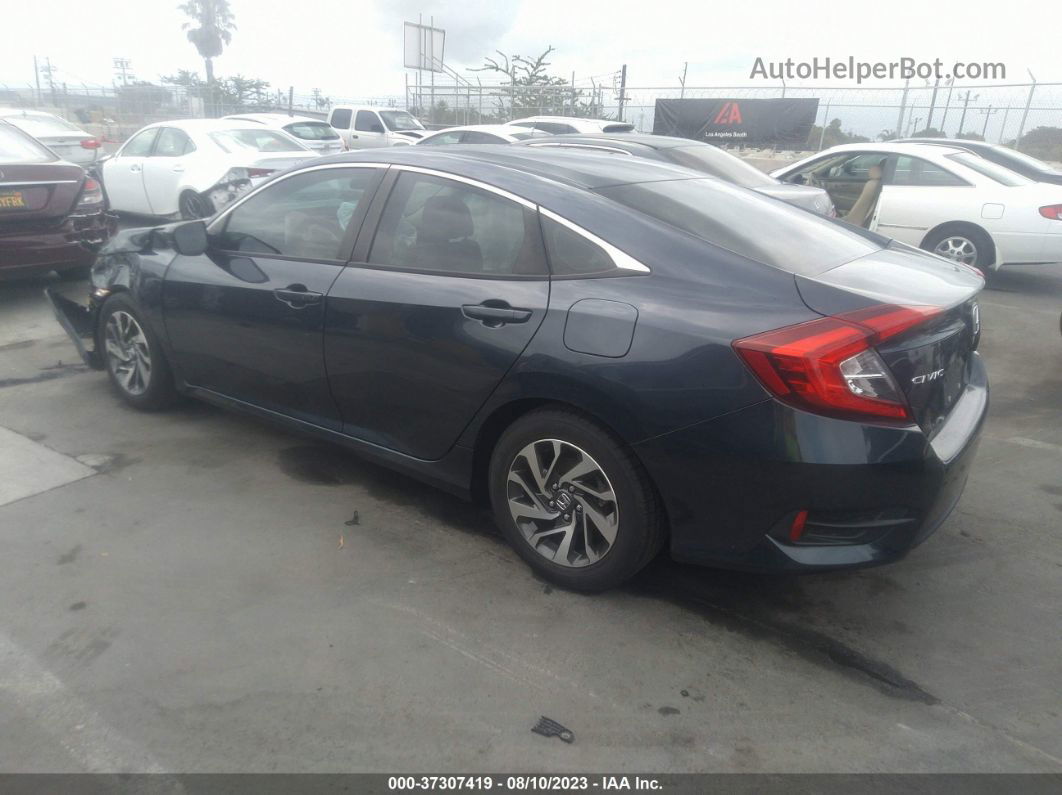 2016 Honda Civic Sedan Ex Blue vin: 19XFC2F77GE236034