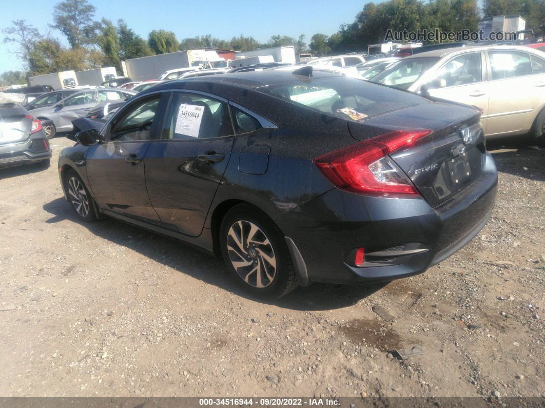 2017 Honda Civic Sedan Ex Gray vin: 19XFC2F77HE002686