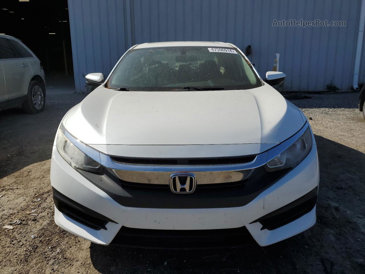 2017 Honda Civic Ex White vin: 19XFC2F77HE072575