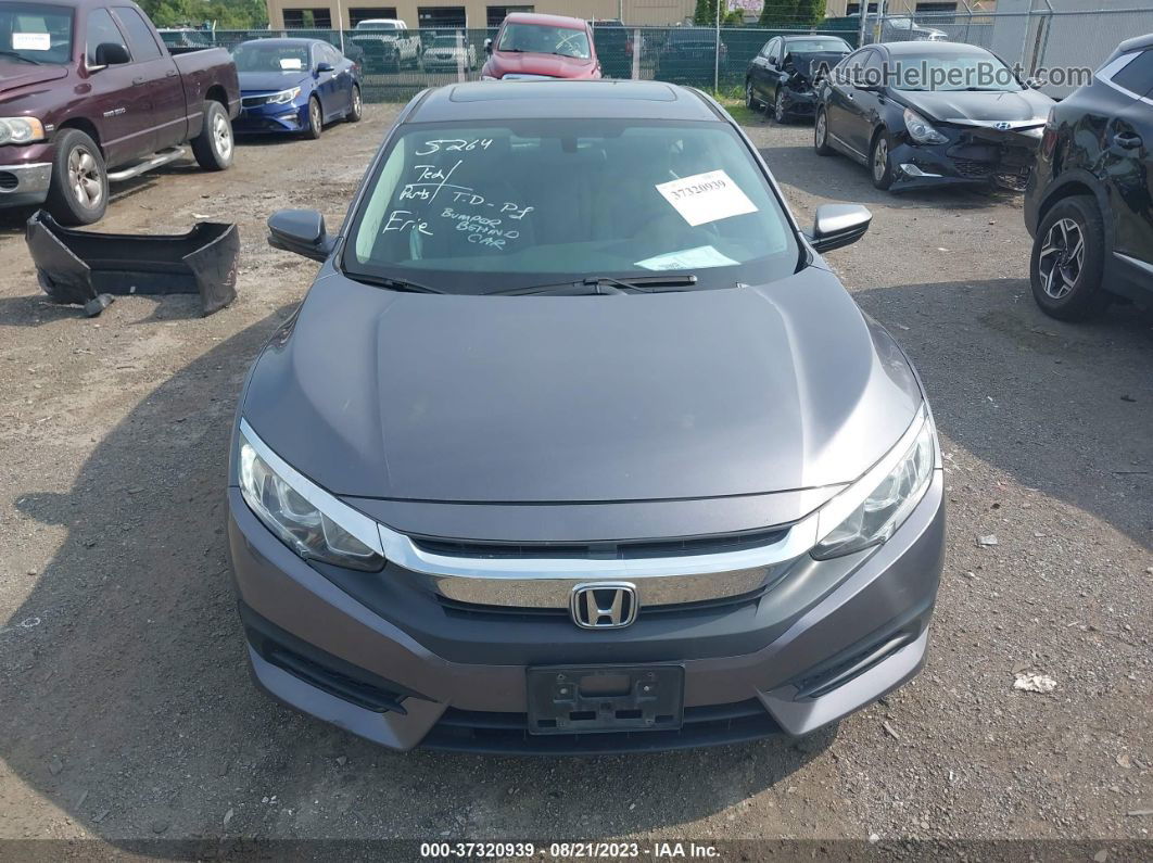 2016 Honda Civic Sedan Ex Gray vin: 19XFC2F78GE085964