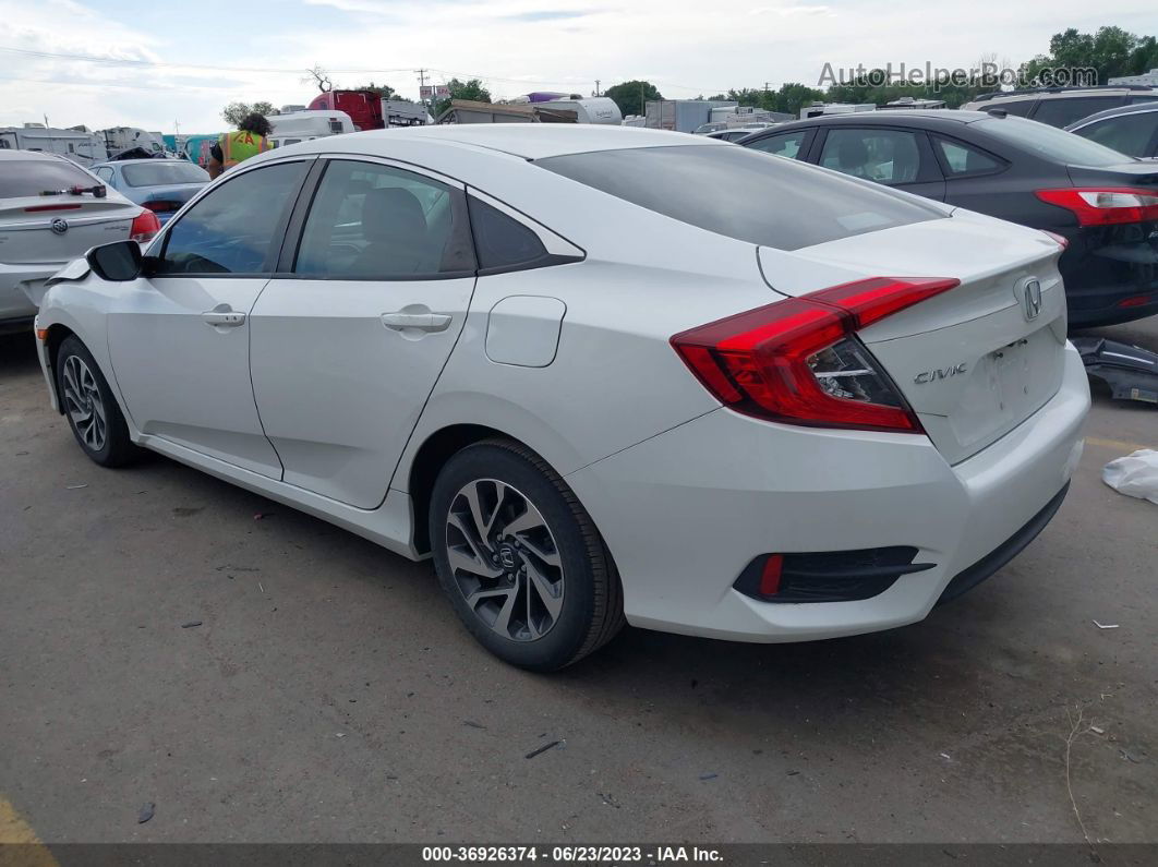 2016 Honda Civic Sedan Ex White vin: 19XFC2F78GE086869