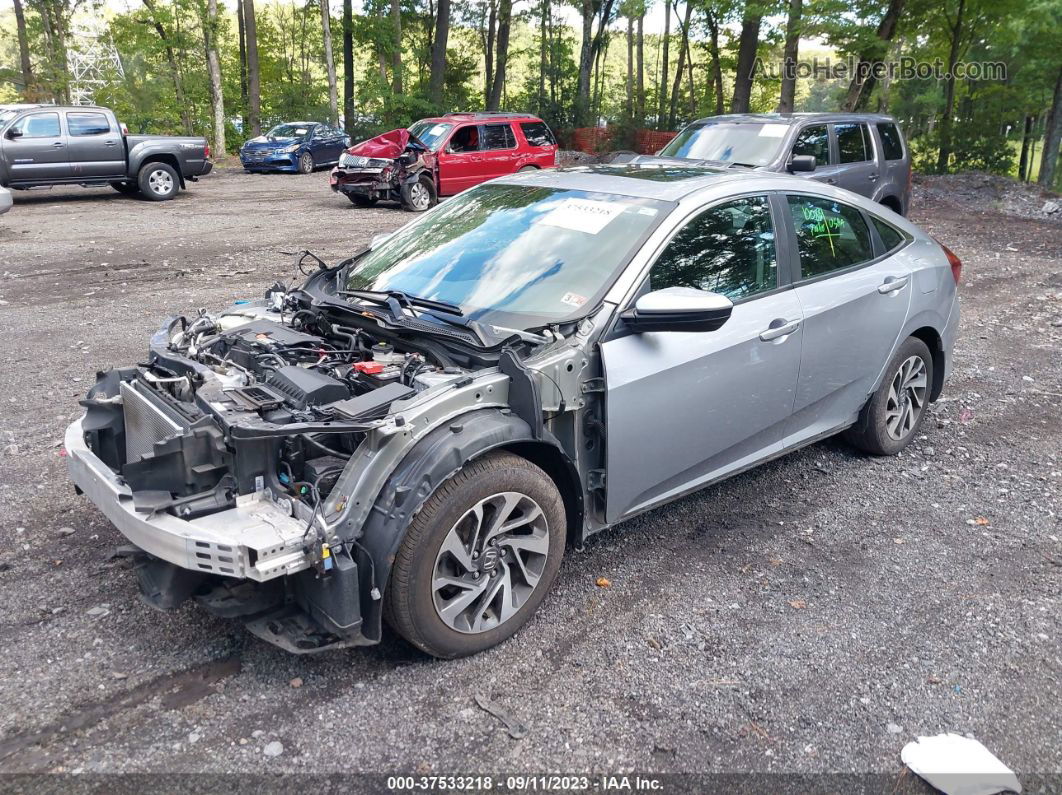 2017 Honda Civic Ex Silver vin: 19XFC2F78HE044901