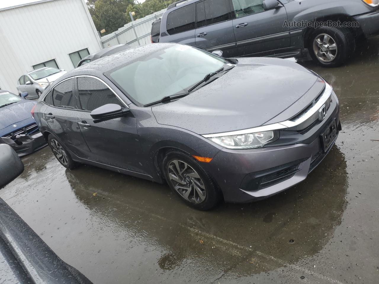 2017 Honda Civic Ex Gray vin: 19XFC2F78HE202718