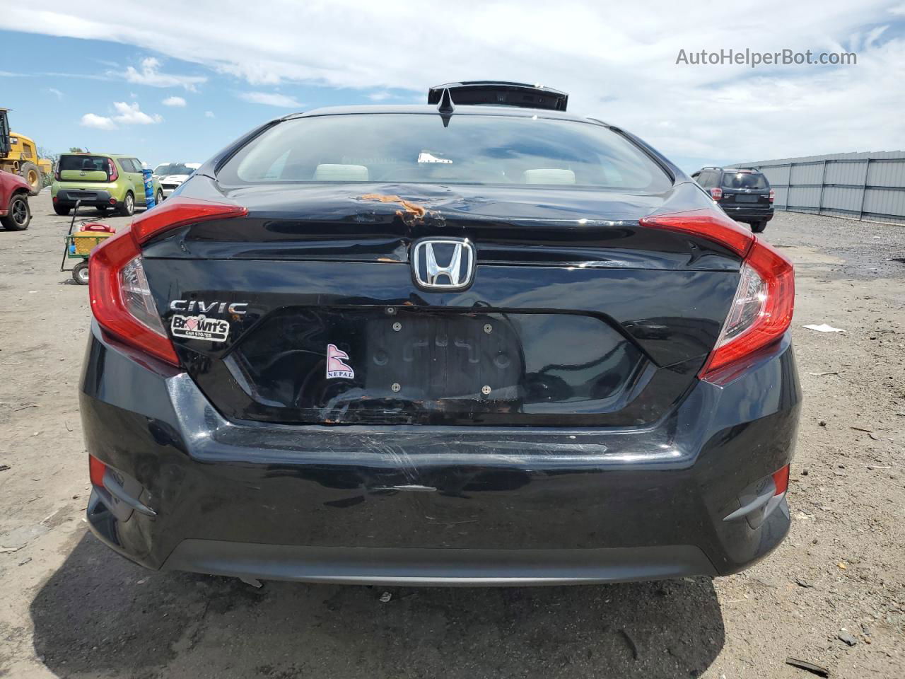 2017 Honda Civic Ex Black vin: 19XFC2F78HE204601