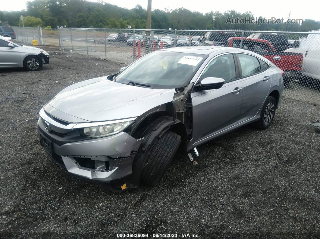 2016 Honda Civic Ex Gray vin: 19XFC2F79GE217470