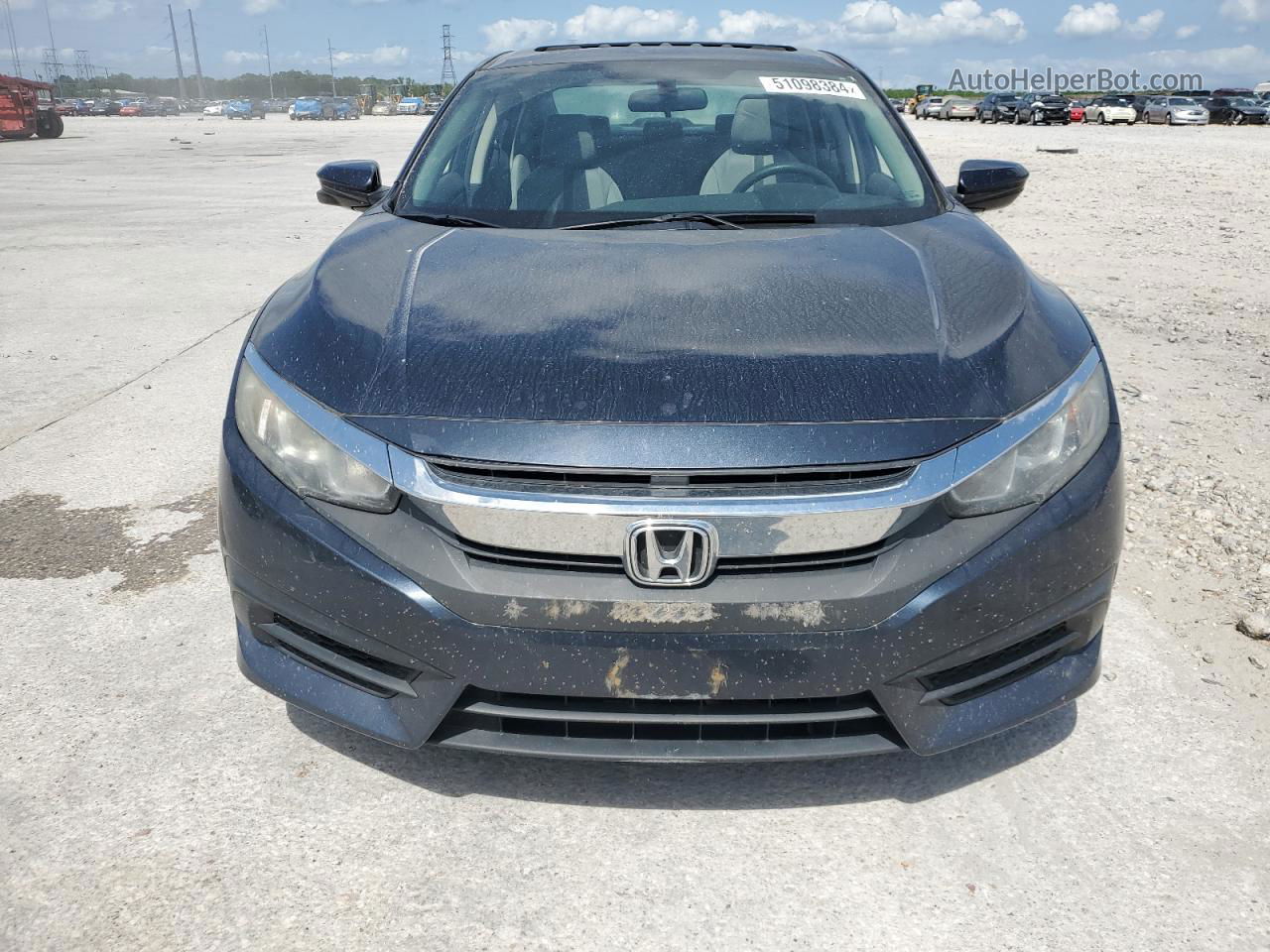 2017 Honda Civic Ex Gray vin: 19XFC2F79HE027136