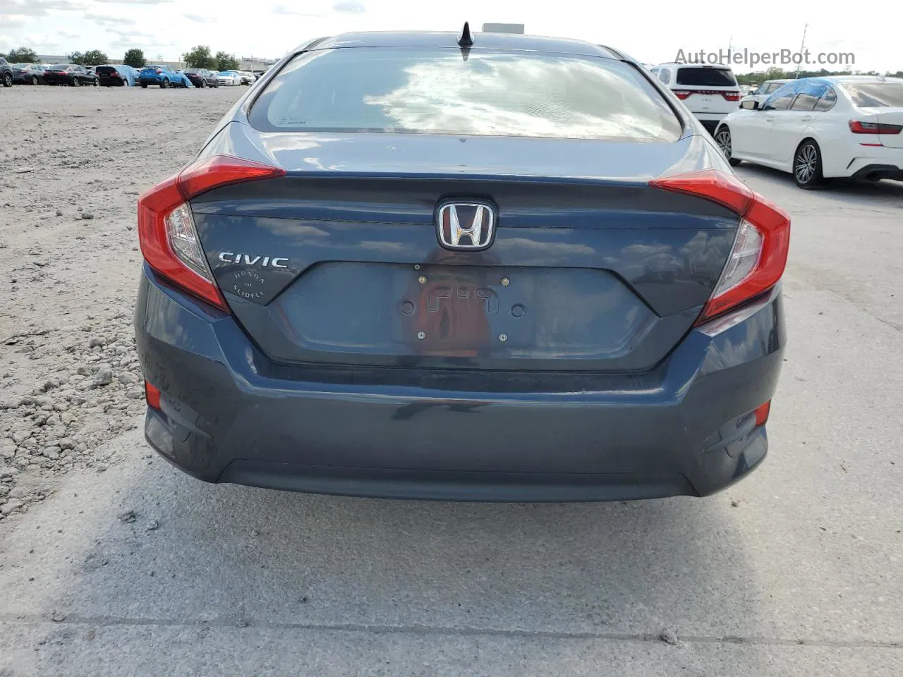 2017 Honda Civic Ex Gray vin: 19XFC2F79HE027136