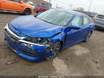 2017 Honda Civic Ex Синий vin: 19XFC2F79HE062890