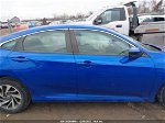 2017 Honda Civic Ex Blue vin: 19XFC2F79HE062890