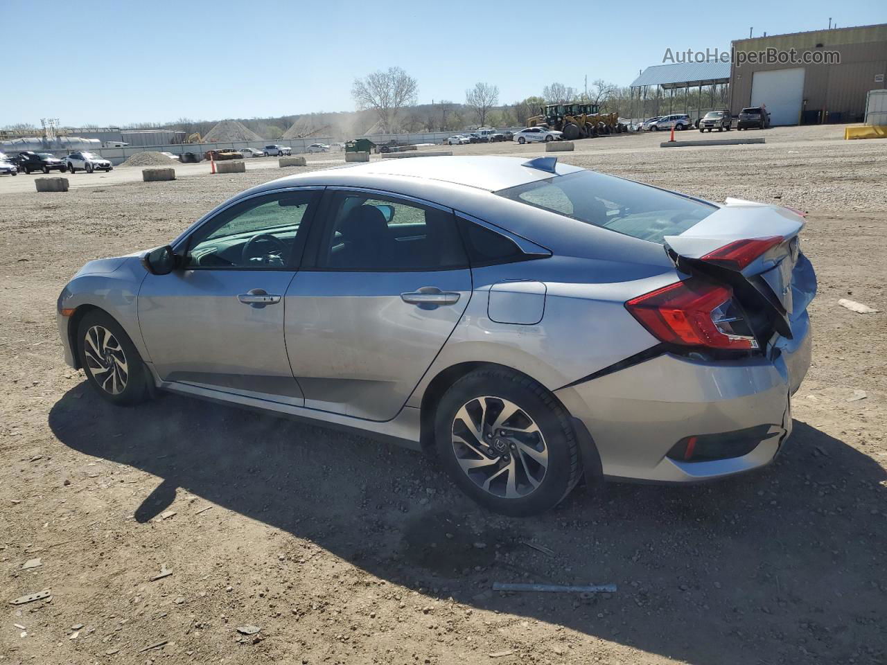 2017 Honda Civic Ex Gray vin: 19XFC2F79HE081391