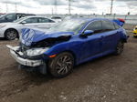 2017 Honda Civic Ex Blue vin: 19XFC2F79HE214151