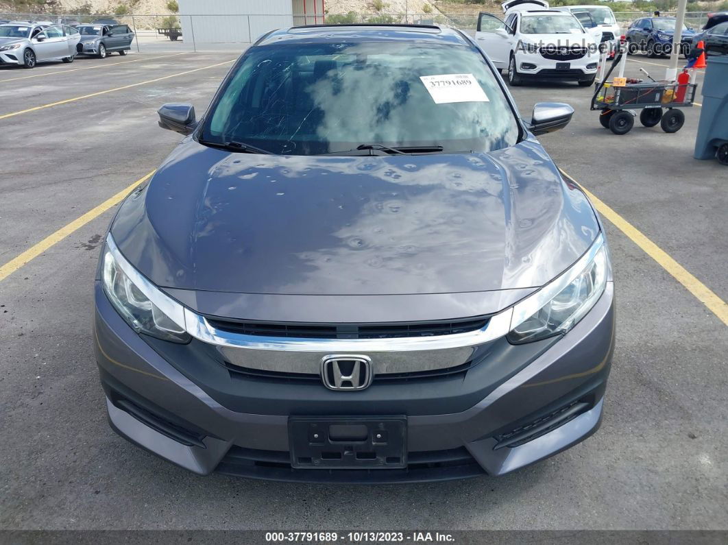 2016 Honda Civic Sedan Ex Gray vin: 19XFC2F7XGE030500