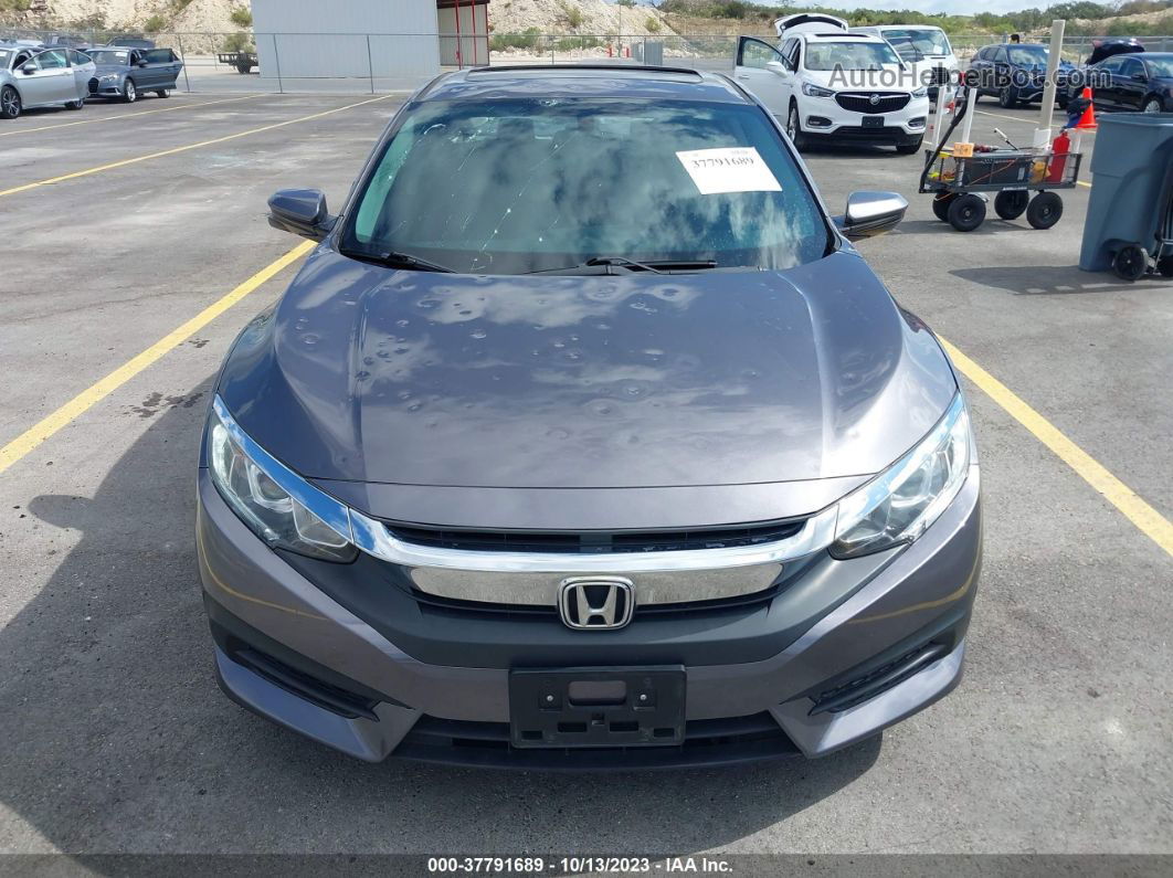 2016 Honda Civic Sedan Ex Gray vin: 19XFC2F7XGE030500