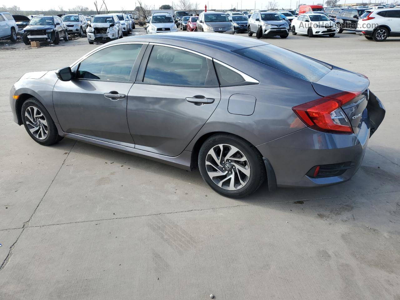 2016 Honda Civic Ex Gray vin: 19XFC2F7XGE092124