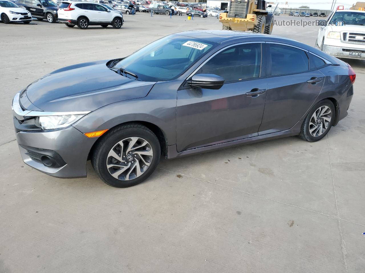 2016 Honda Civic Ex Gray vin: 19XFC2F7XGE092124
