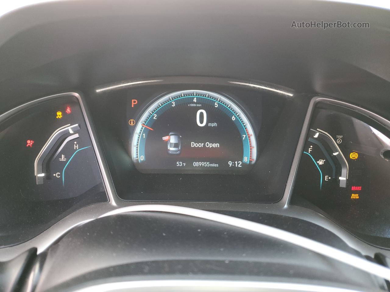 2016 Honda Civic Ex Gray vin: 19XFC2F7XGE092124