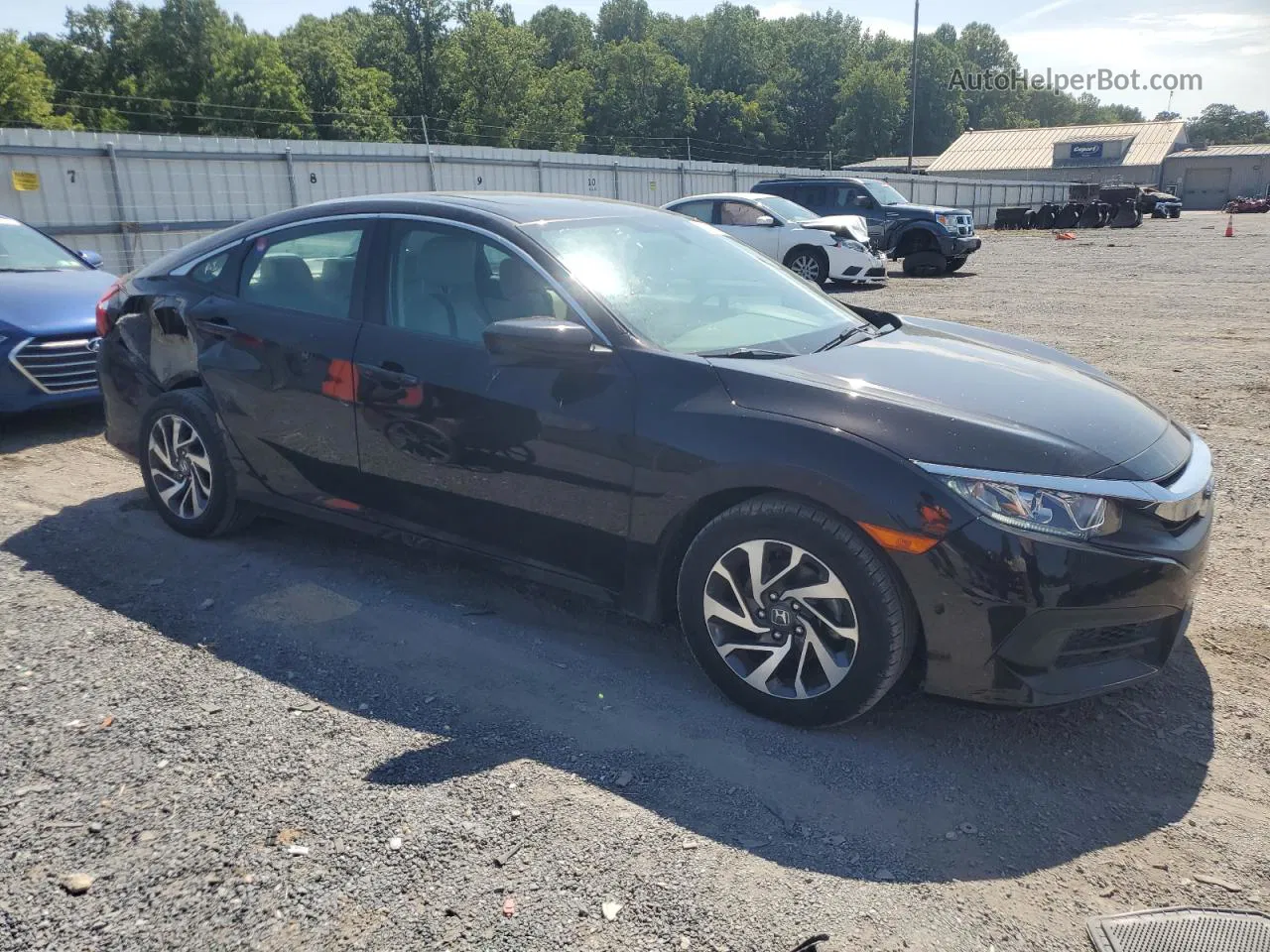 2016 Honda Civic Ex Black vin: 19XFC2F7XGE217428