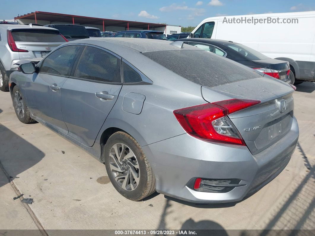 2017 Honda Civic Sedan Ex Silver vin: 19XFC2F7XHE070044