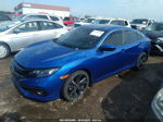 2019 Honda Civic Sedan Sport Blue vin: 19XFC2F80KE044228