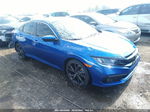 2019 Honda Civic Sedan Sport Blue vin: 19XFC2F80KE044228