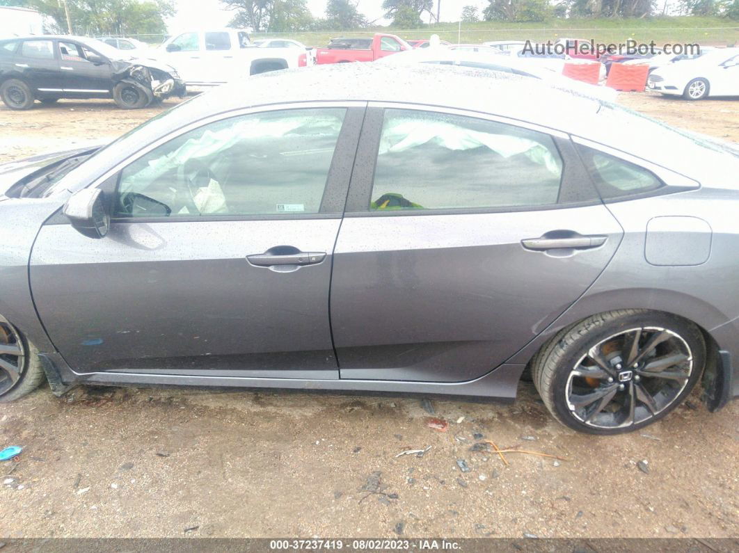 2019 Honda Civic Sedan Sport Gray vin: 19XFC2F82KE023946