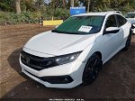 2020 Honda Civic Sport  White vin: 19XFC2F82LE028257