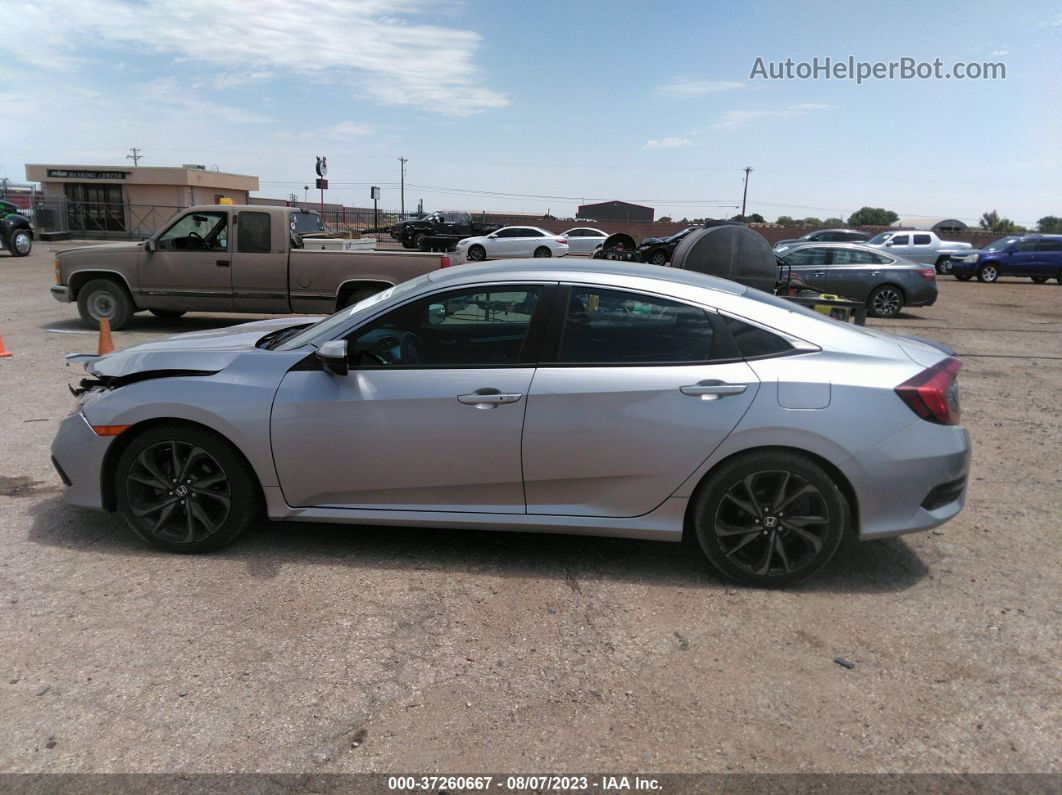 2020 Honda Civic Sedan Sport Silver vin: 19XFC2F82LE213747