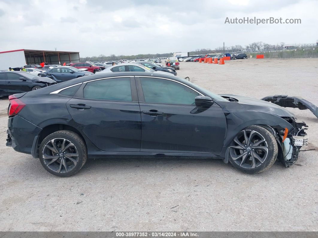 2020 Honda Civic Sport Черный vin: 19XFC2F83LE003822