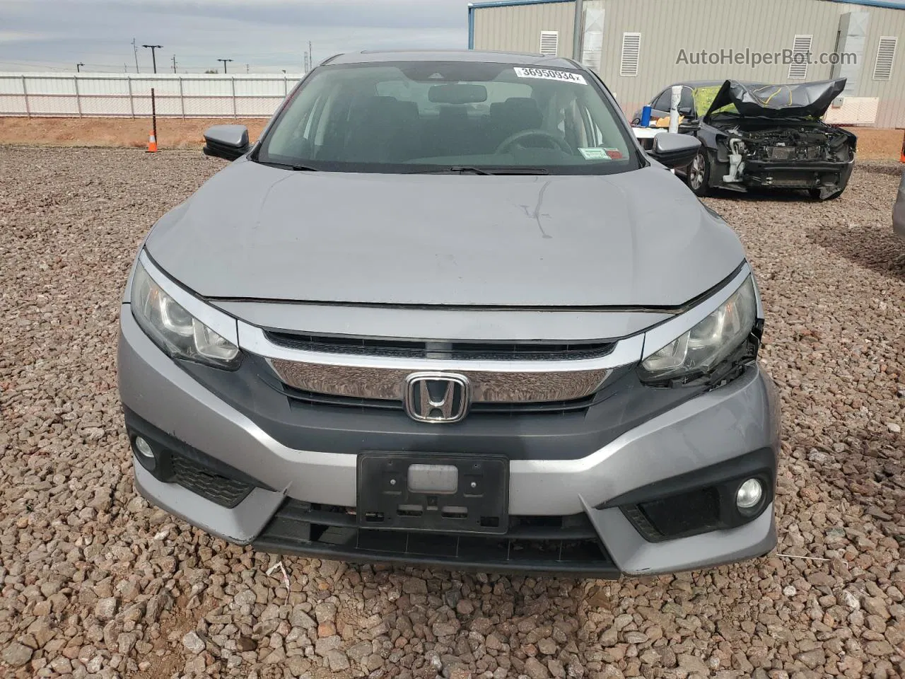 2016 Honda Civic Ex Silver vin: 19XFC2F84GE201718