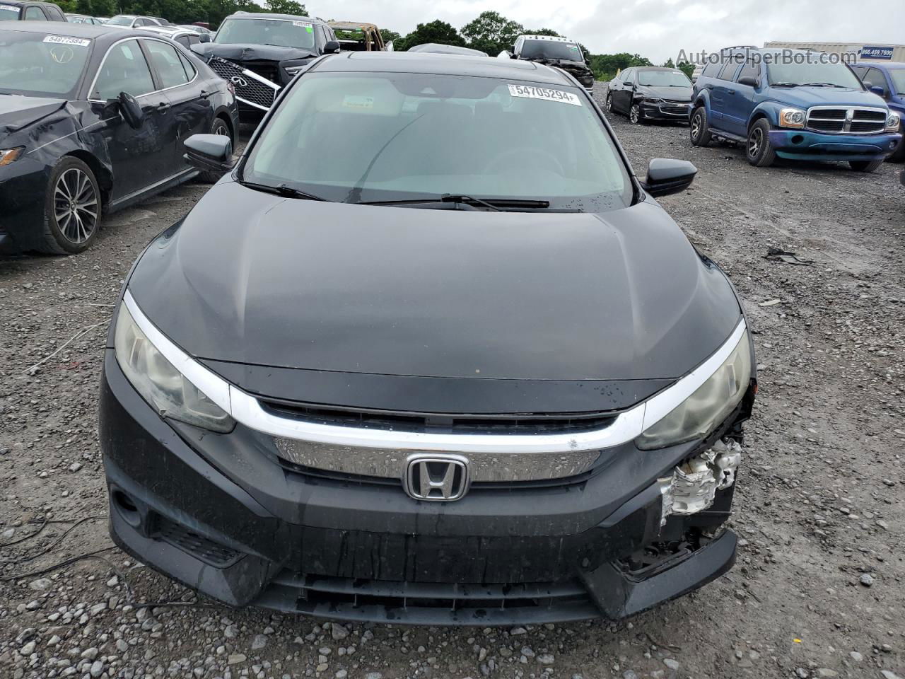 2017 Honda Civic Ex Black vin: 19XFC2F84HE019504