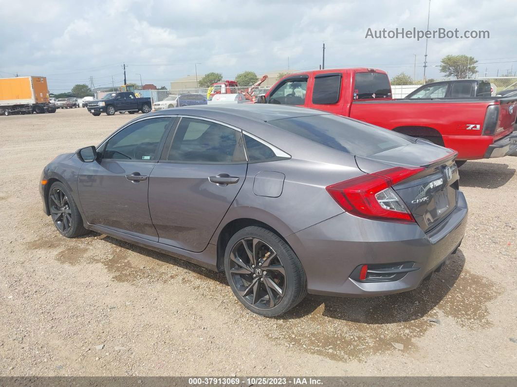 2019 Honda Civic Sport Gray vin: 19XFC2F84KE037525