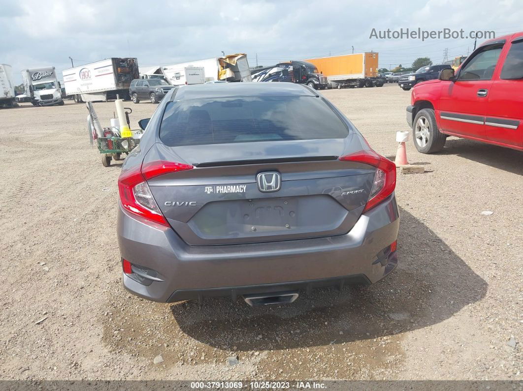 2019 Honda Civic Sport Gray vin: 19XFC2F84KE037525