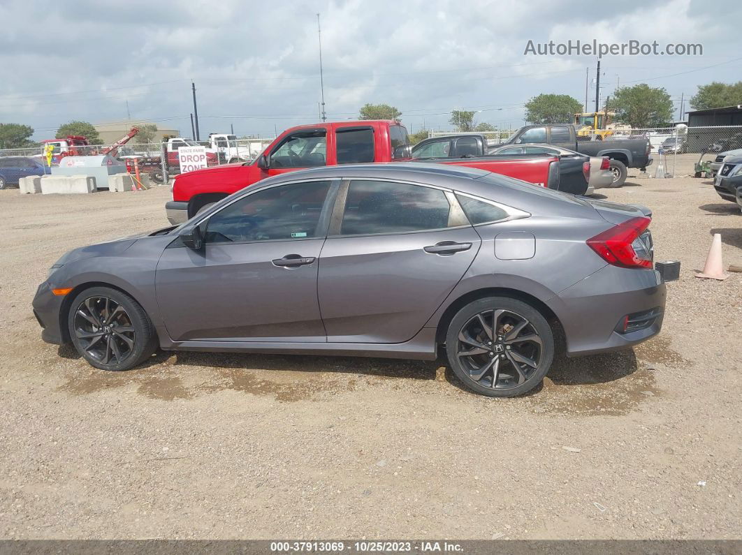 2019 Honda Civic Sport Gray vin: 19XFC2F84KE037525