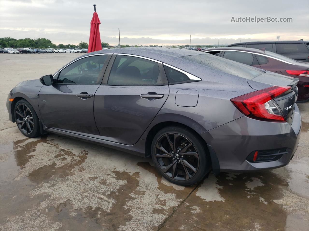 2020 Honda Civic Sport Gray vin: 19XFC2F84LE020614