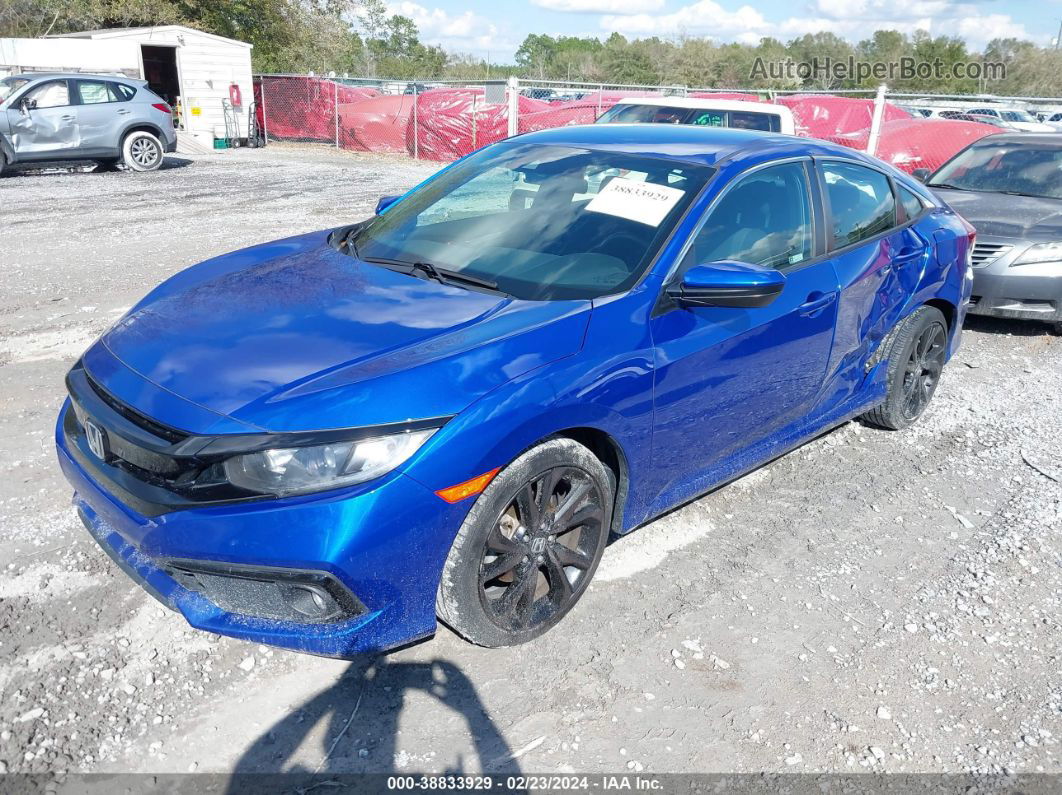 2020 Honda Civic Sport Blue vin: 19XFC2F84LE027126