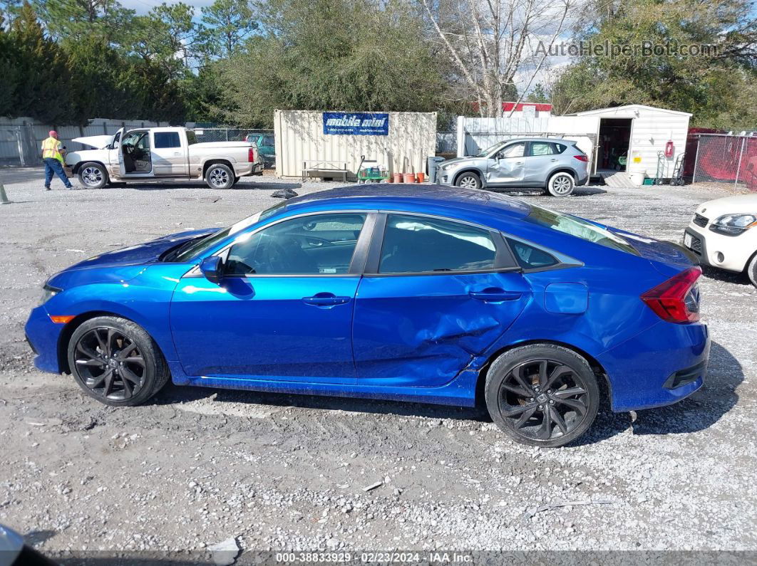 2020 Honda Civic Sport Blue vin: 19XFC2F84LE027126