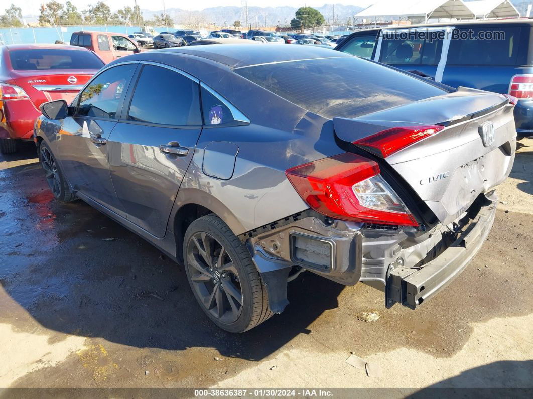 2020 Honda Civic Sport Серый vin: 19XFC2F84LE202359