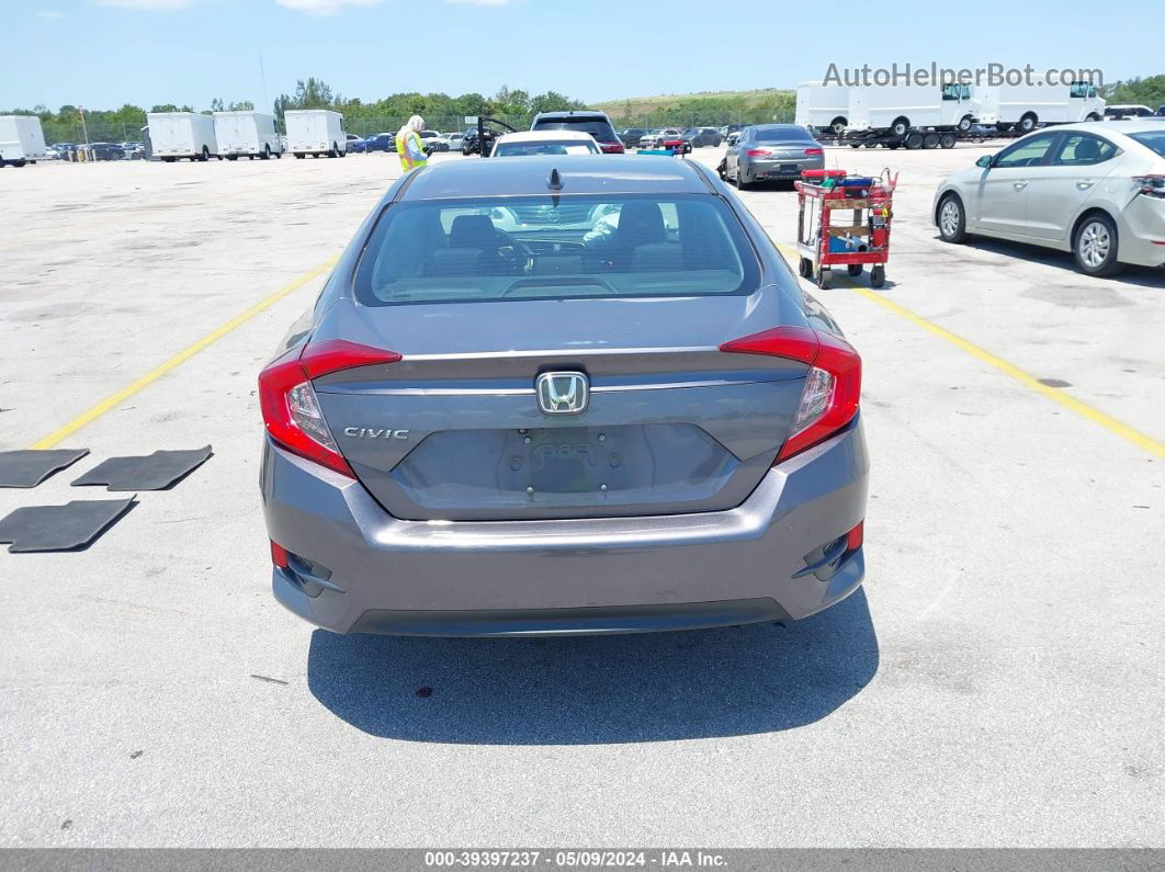 2017 Honda Civic Ex Gray vin: 19XFC2F85HE059042