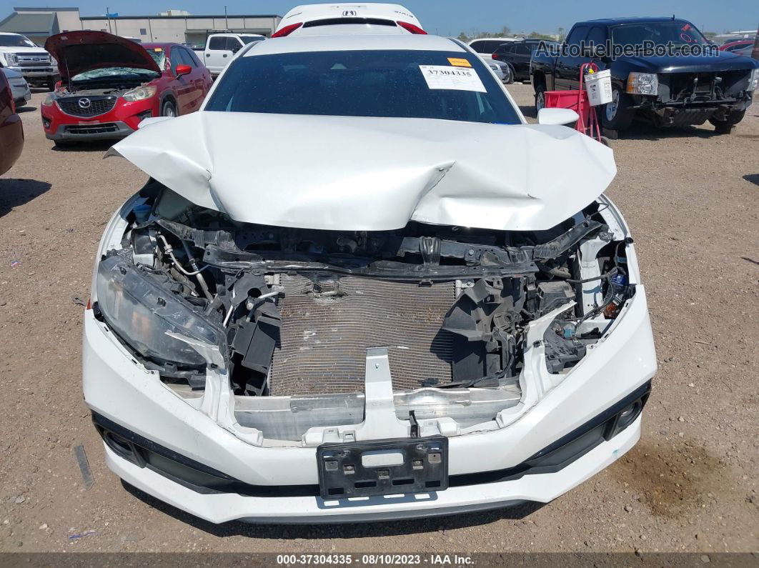 2019 Honda Civic Sedan Sport White vin: 19XFC2F85KE013329