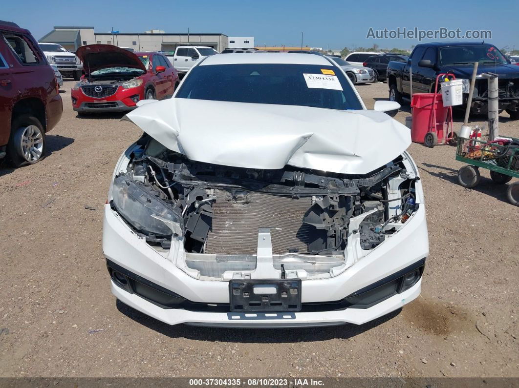 2019 Honda Civic Sedan Sport White vin: 19XFC2F85KE013329