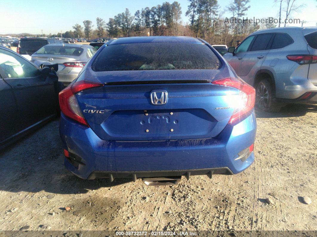 2019 Honda Civic Sport Blue vin: 19XFC2F85KE038070