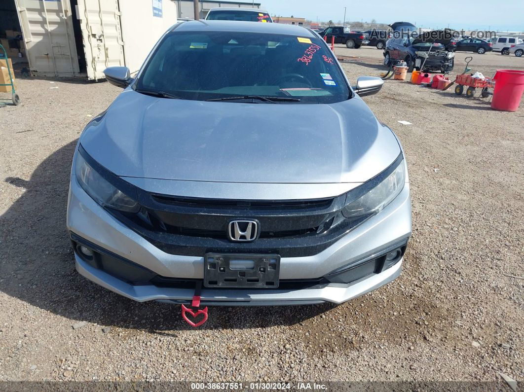 2019 Honda Civic Sport Silver vin: 19XFC2F85KE046461