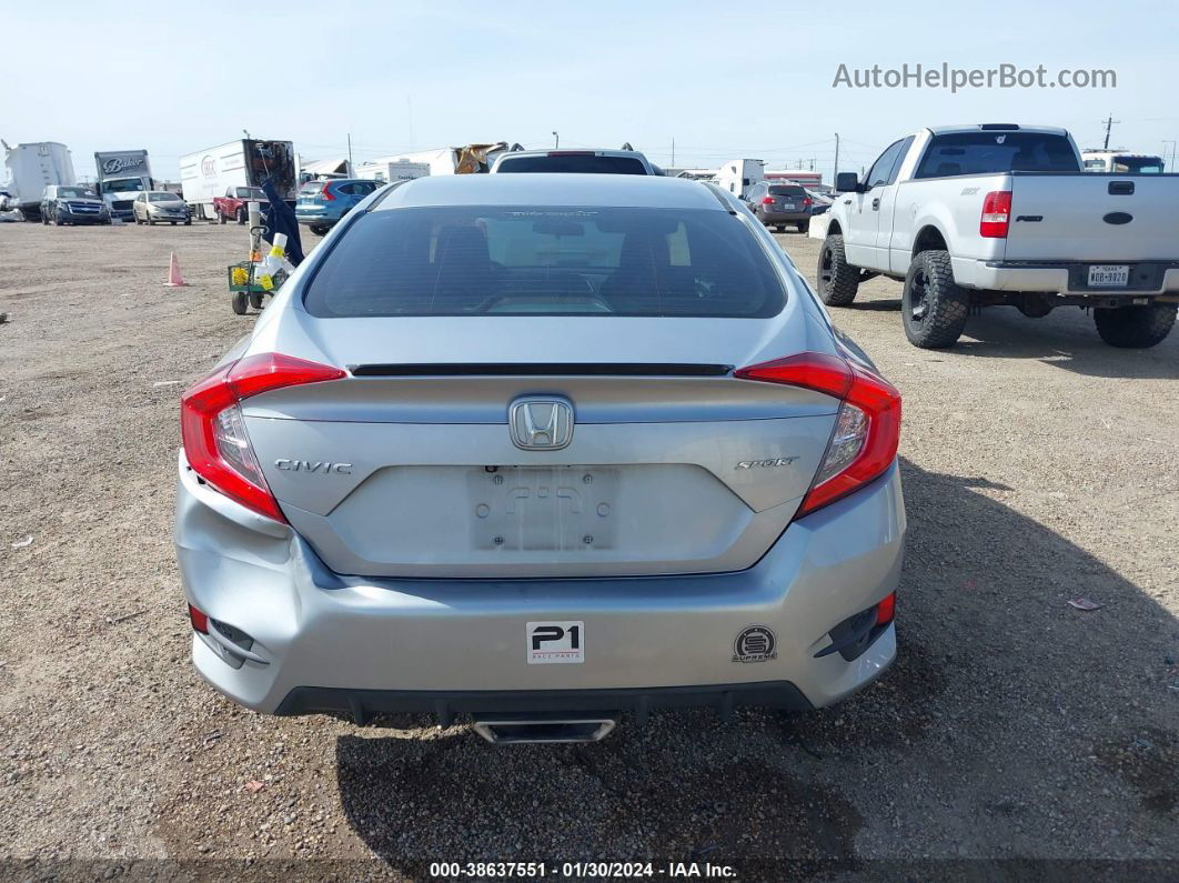 2019 Honda Civic Sport Silver vin: 19XFC2F85KE046461